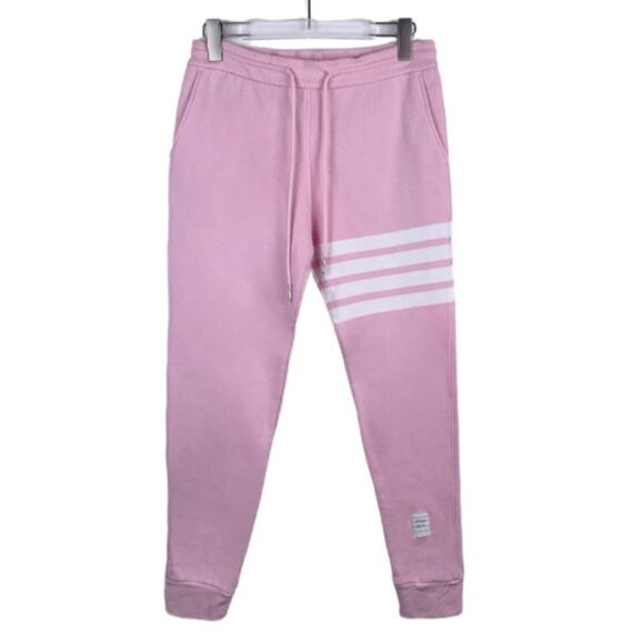Thom Browne Sweatsuit Womens Thom Browne Pink Sweatpants